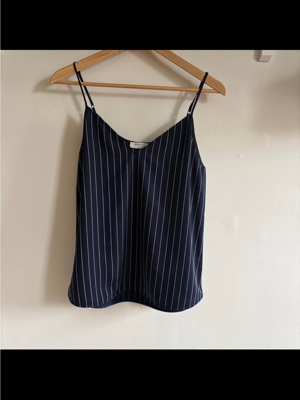 Pinstripe Cami — Aritzia Babaton Fits: S